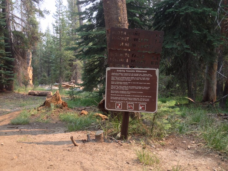 north-dome-trailpost-yosemite